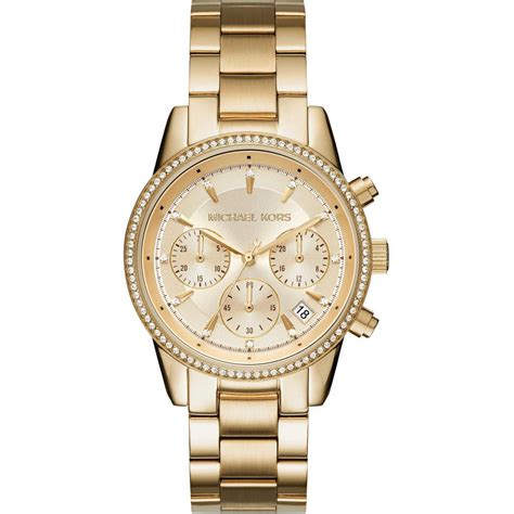 montre pour femme ritz dorée de michael kors 73185|pour femme Or Montres de marque .